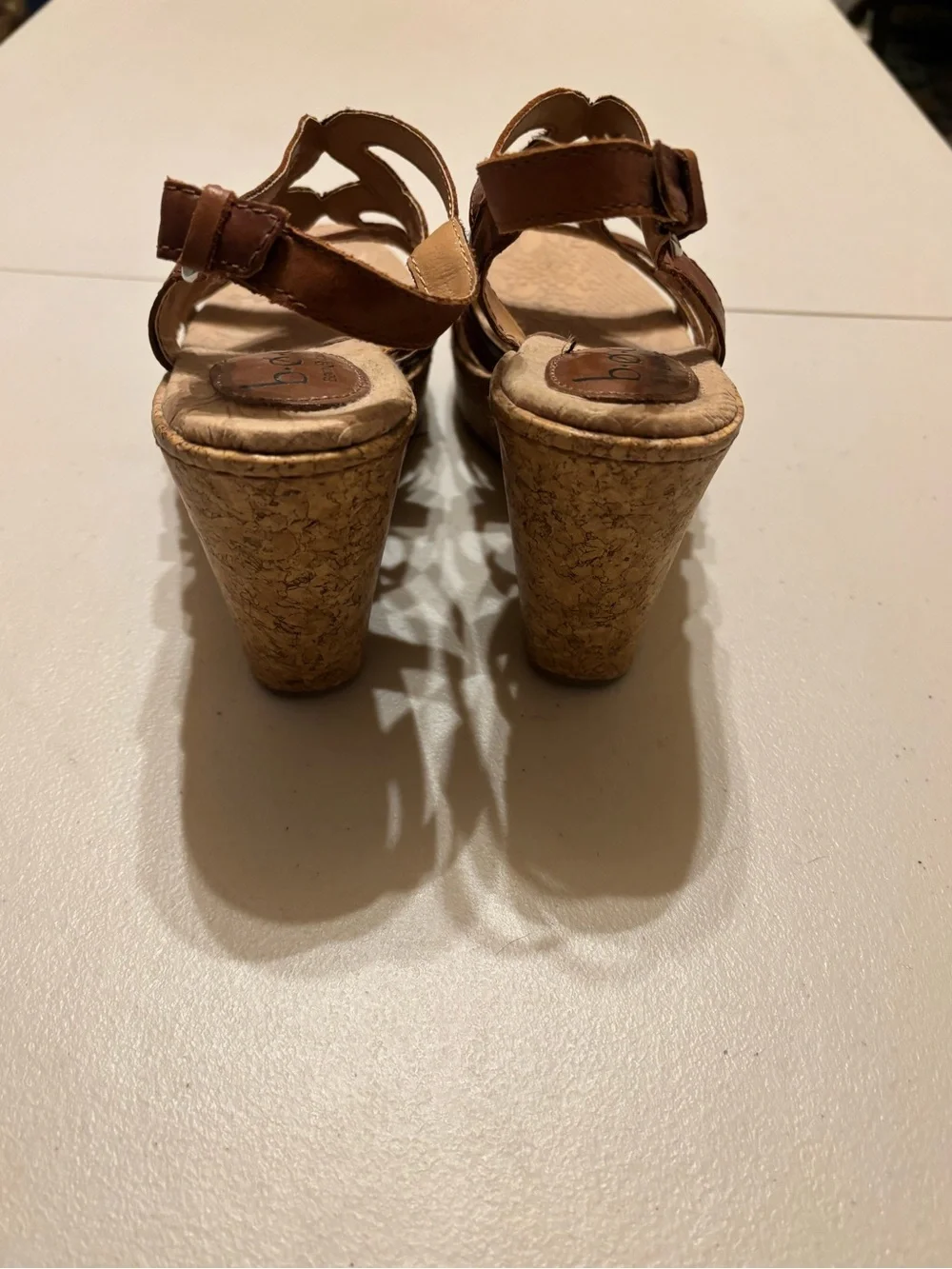 boc brown wedge